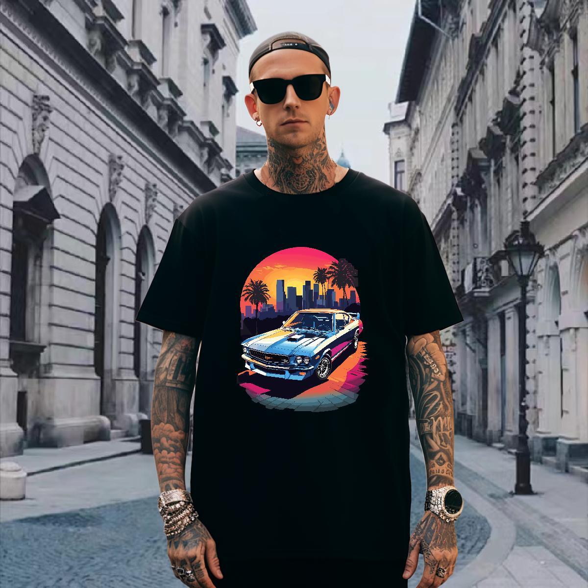 Unisex Mens T Shirts 230g 100% Cotton tree Summer Casual Custom Cartoon Crew Neck Tshirt for Man Woman New Designer Tops