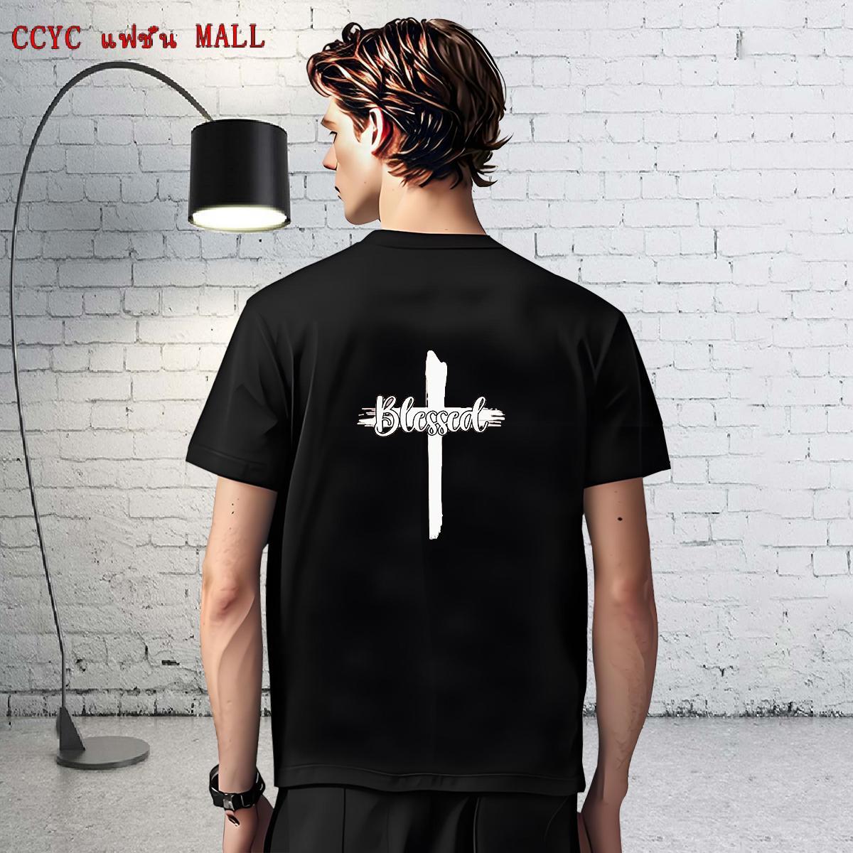 Popular T Shirt For Man 100% Cotton 230g letter Outdoor Anime Print O Neck Short Sleeves Mens Tshirts Brand Wear