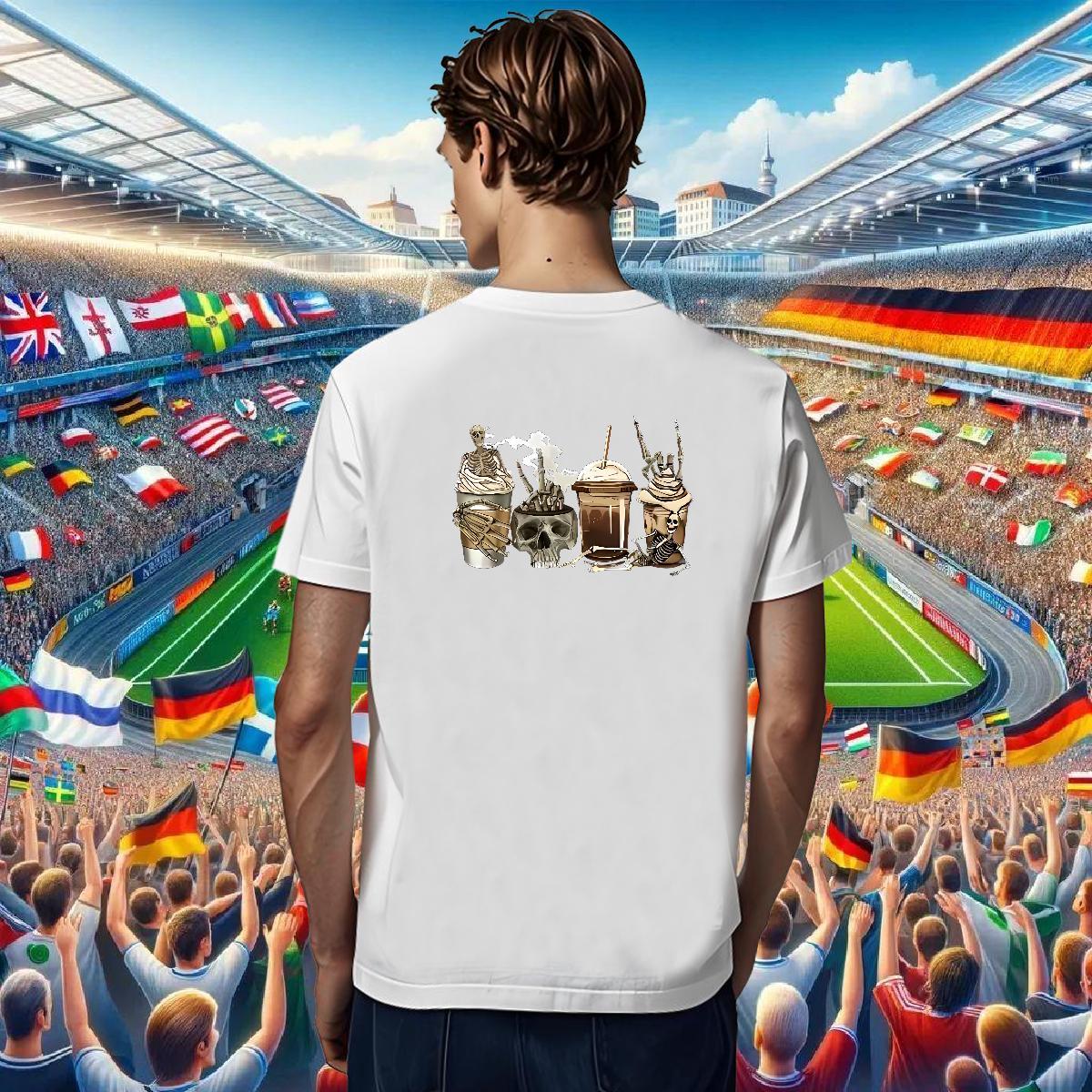 Unisex T Shirts Men 100% Cotton 230g skull Street Wear Oversized 3XL 4XL Short Sleeve Soft Men Clothes T-Shirt Designer Fashion Polos