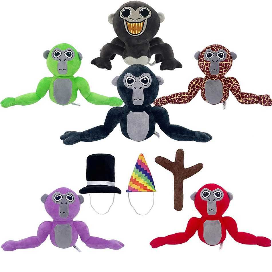 20cm Gorilla Tag Monke Plush Toy Cute Soft Stuffed Cartoon Anime Home Decoration Dolls Kawaii Pillow Birthday Gift For Kids Toy Y240817