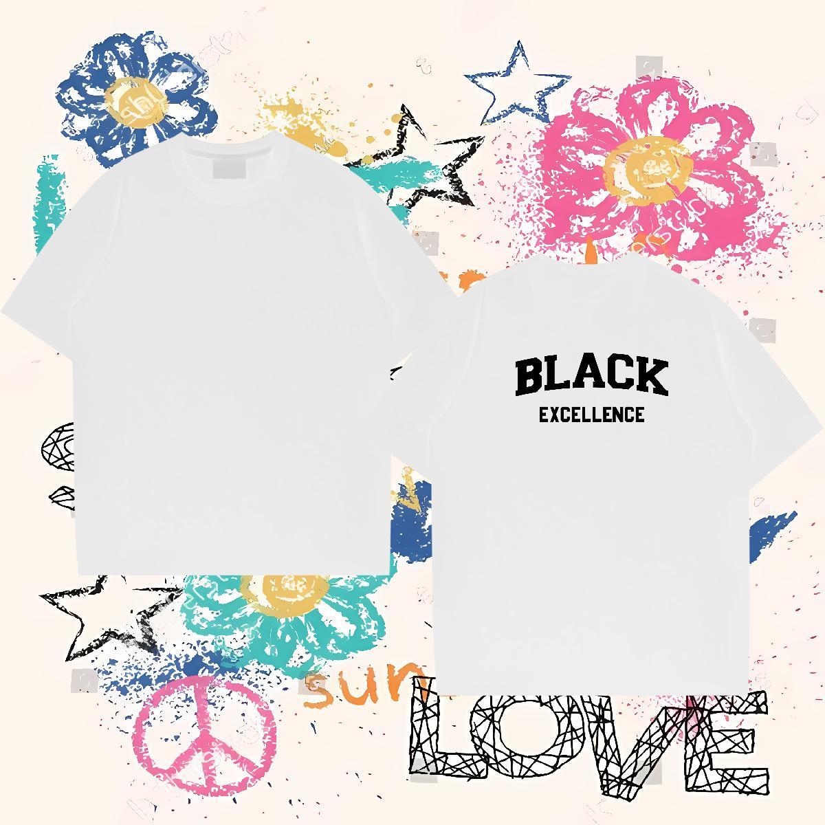 Classic T-Shirts 100% Cotton 230g letter Street wear Hip Hop Custom Print Plus Size Breathable Short Sleeve Men Tops Tees Designer Fashion Tees Shirts