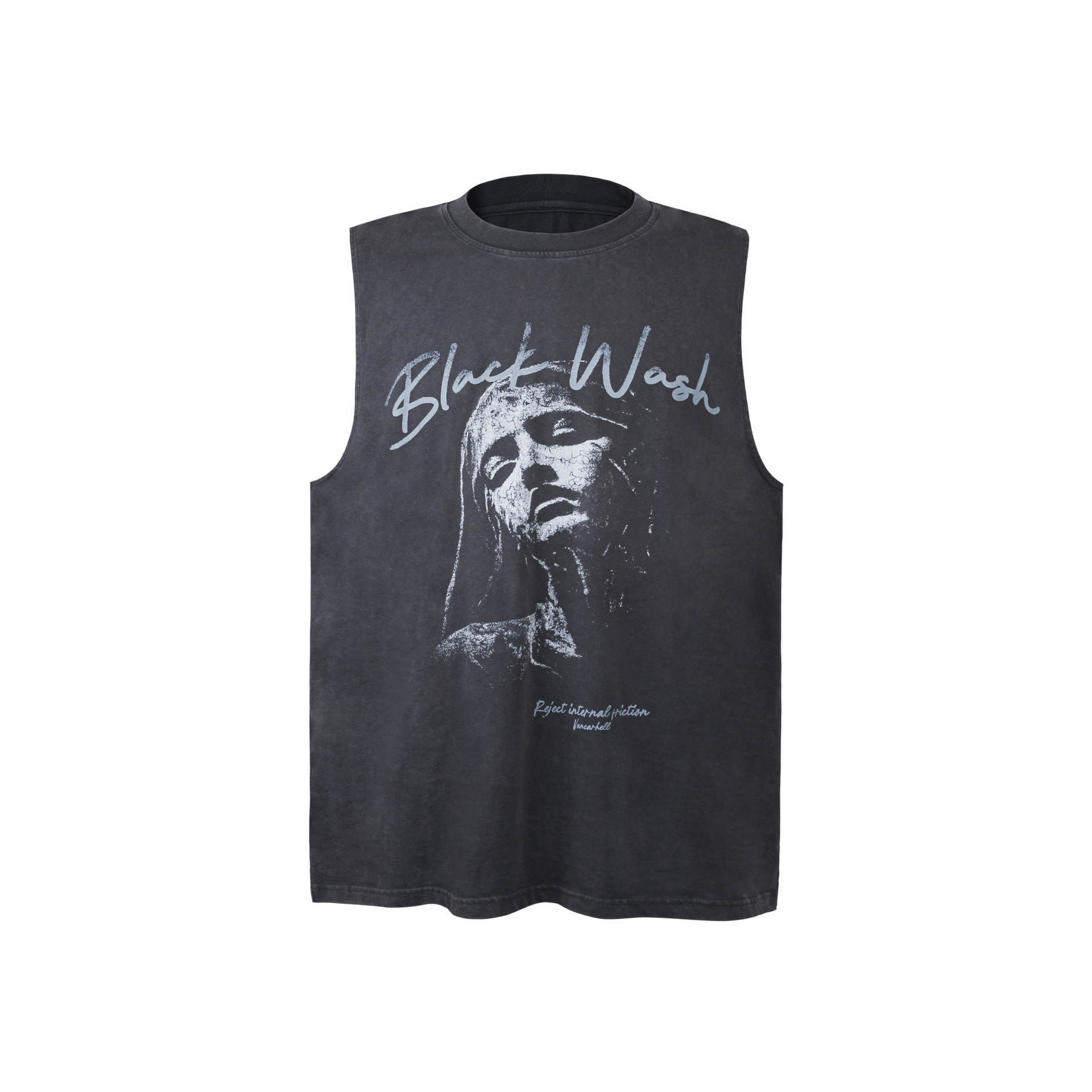 Summer Style High Street Oversized Street Female Portrait Figure Unisex Tank Top