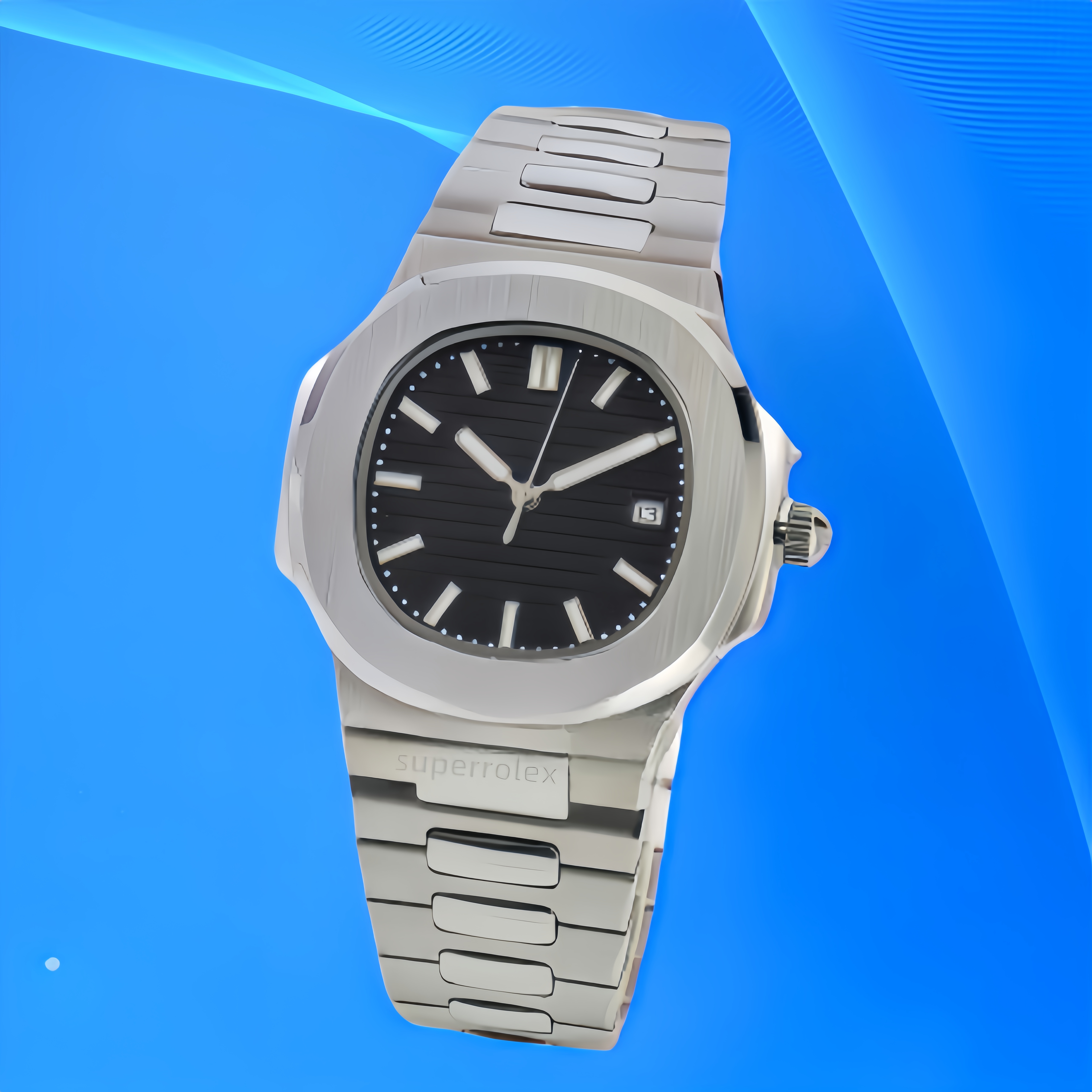 u1 watch mens 2813 automatic mechanical ceramics watches 41mm full stainless steel Gliding clasp Swim wristwatches sapphire super luminous with useful