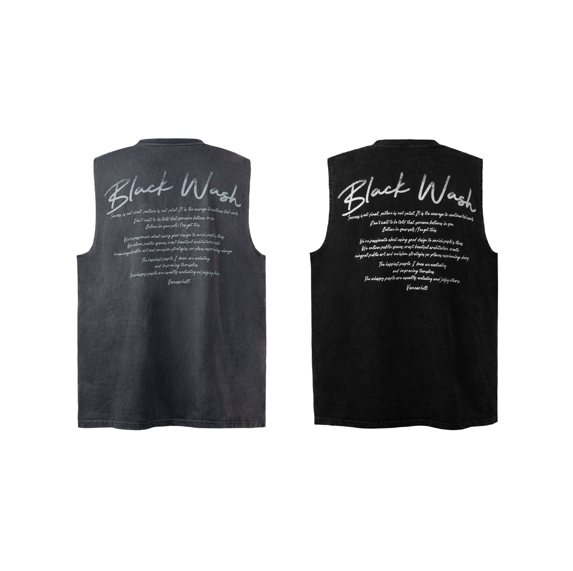 Summer Style High Street Oversized Street Female Portrait Figure Unisex Tank Top