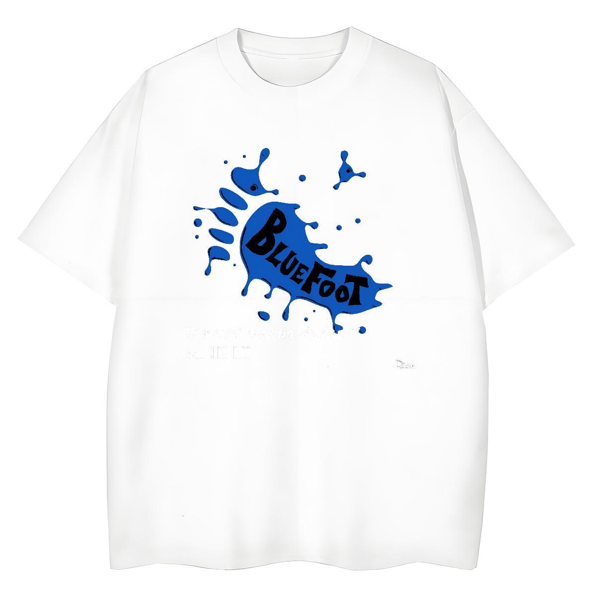 Nice Women Tees 230g 100% Cotton letter High Street Hip Hop T-Shirts for Women Crew Neck Breathable Cartoon Floral Printing Top Tees