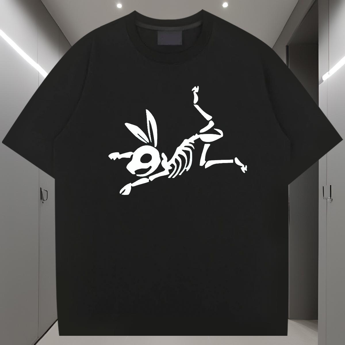 Designer T Shirt For Man 100% Cotton 230g skull Summer Casual DIY Printed Breathable Soft Tshirts Designer Fashion Tee Shirt