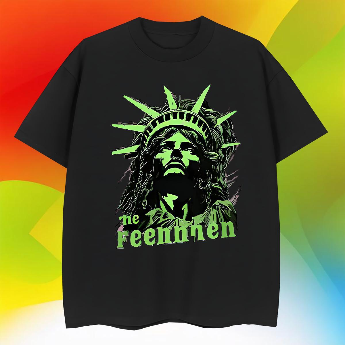 Free Shipping Men T Shirts 230g Pure Cotton portrait Spring Summer Oversized O Neck Short Sleeves Men Tshirts Casual New Tops Tees
