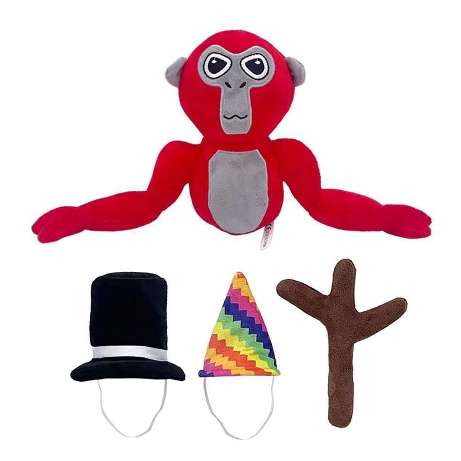 20cm Gorilla Tag Monke Plush Toy Cute Soft Stuffed Cartoon Anime Home Decoration Dolls Kawaii Pillow Birthday Gift For Kids Toy Y240817