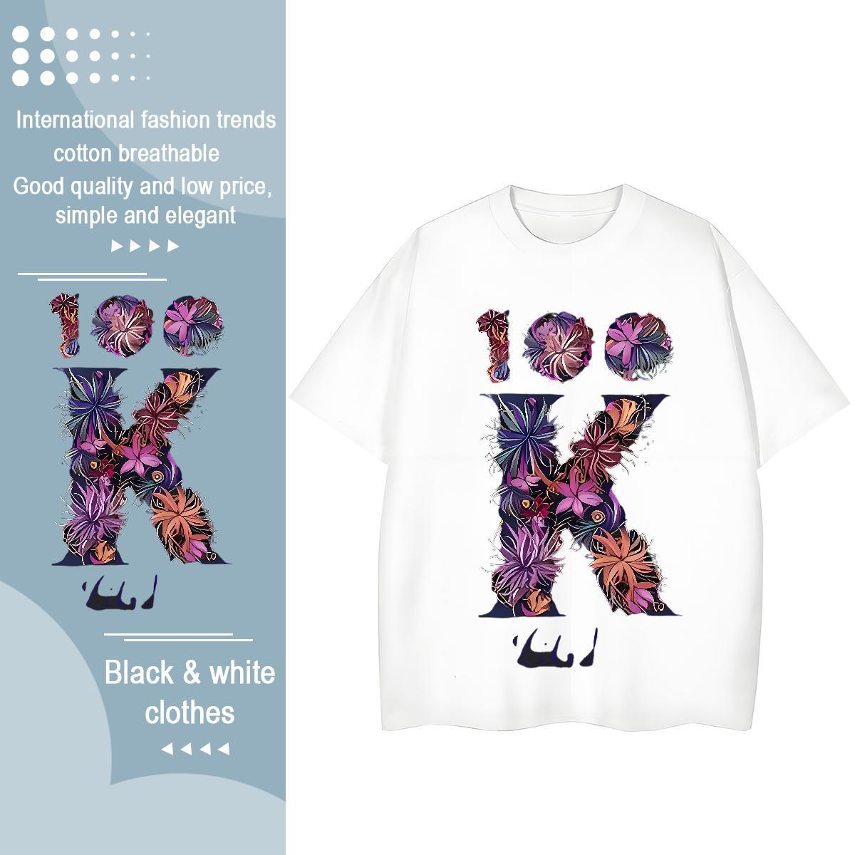 Designer Nice Lady T shirt 230g Pure Cotton letter Casual Sport Women T Shirts Breathable Soft Oversized L-4XL Tops