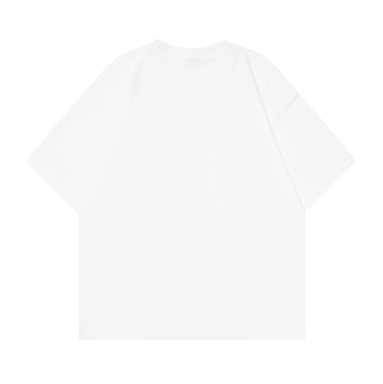 Spring American New Design Character Puzzle Trendy Loose Round Neck Short Sleeved T-shirt