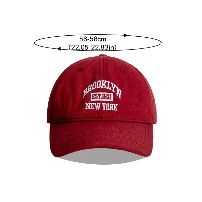 Soft cotton letter embroidered baseball cap suitable for women casual outdoor sports curved Brim Visor hat unisex hiphop dad 240812