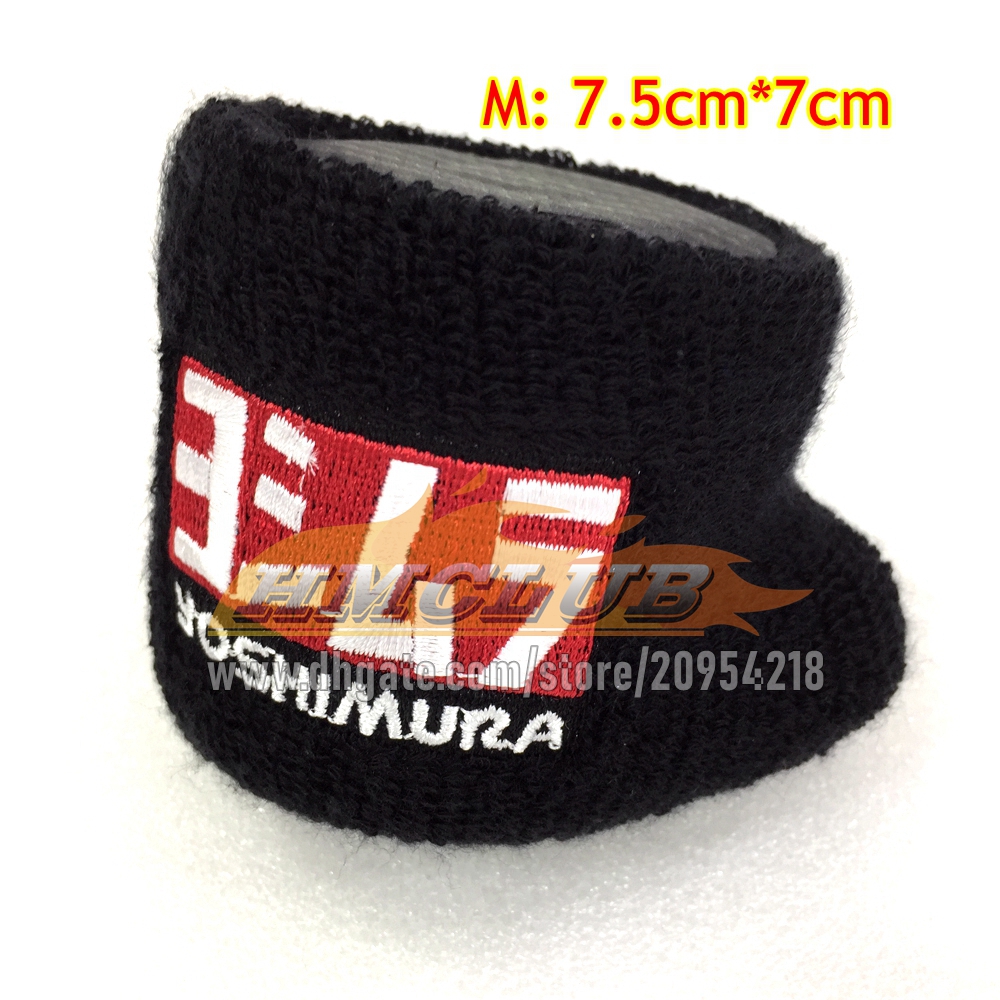 2024 18 Colors 100% Cotton Adjustable Fashion Wristband Sweatband Free Custom MOTO Bike 3D Embroidery Front Fluid Oil Brake Reservoir Cover Sock Fit A