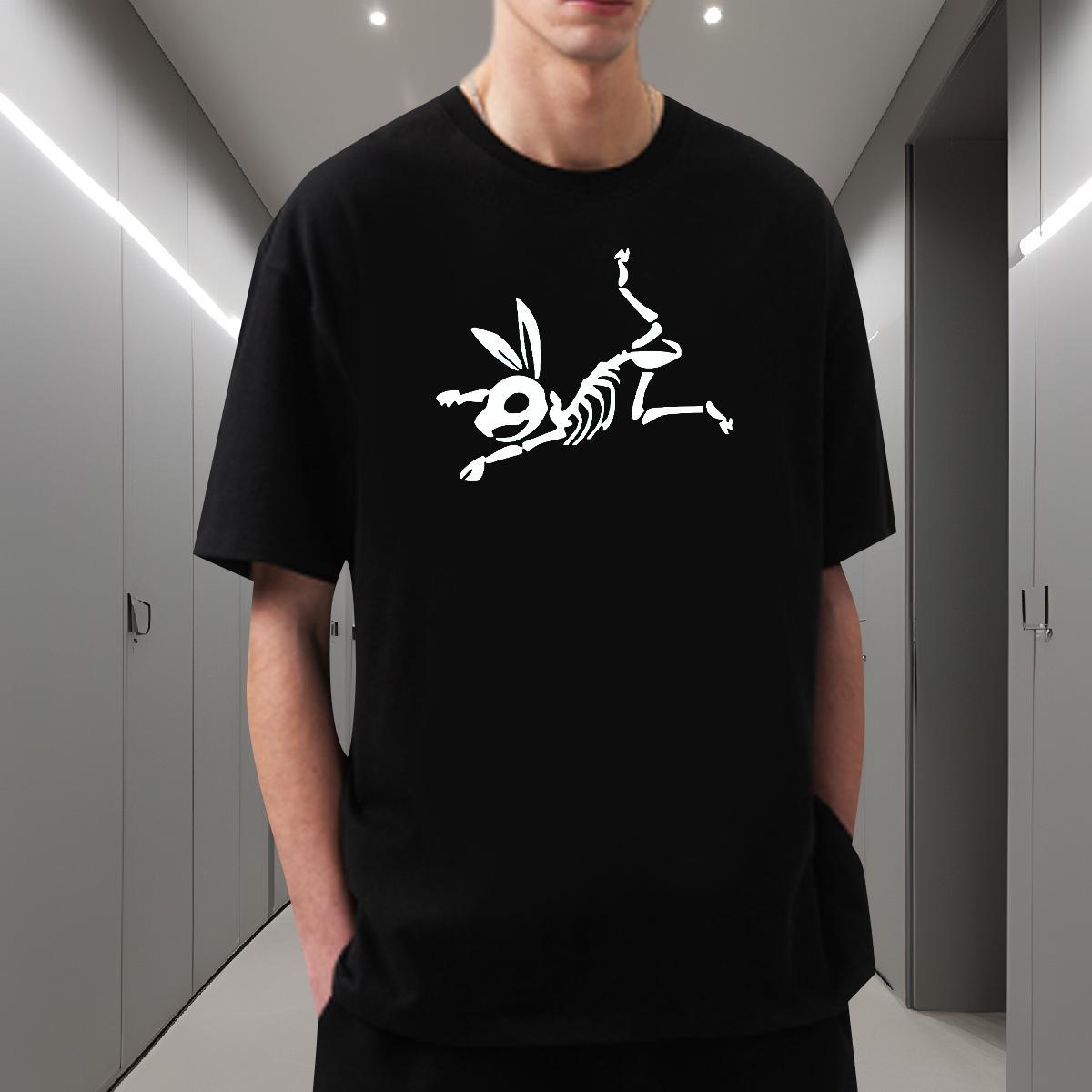 Designer T Shirt For Man 100% Cotton 230g skull Summer Casual DIY Printed Breathable Soft Tshirts Designer Fashion Tee Shirt