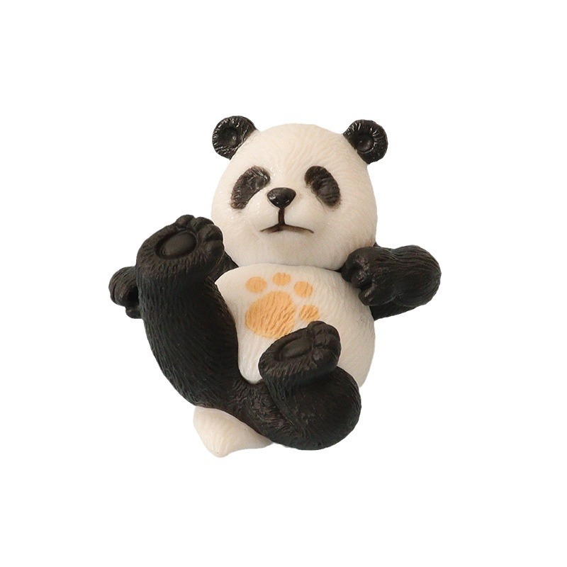 Cartoon Creative Ins Mini Cute Talent Performance Panda Micro Landscape Creation DIY Home Decoration Car Ornament