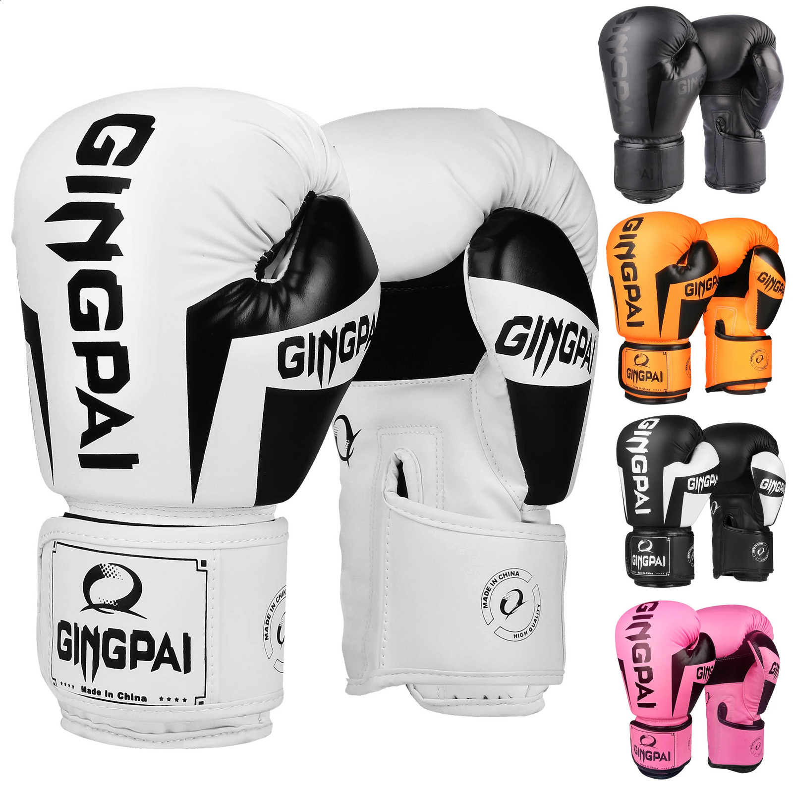 6/8/10/12oz s Women/Men Boxing Gloves Sanda Sparring Muay Thai MMA Karate Punch Training Mitts Kickboxing Boxe De Luva DEO 240813