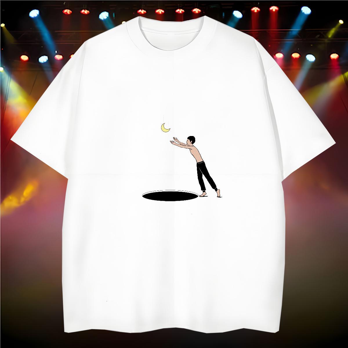 Designer Man T Shirts 100% Cotton 230g portrait Daily Wear Skull Short Sleeve O-Neck Men Tops Tees Fashion Clothes
