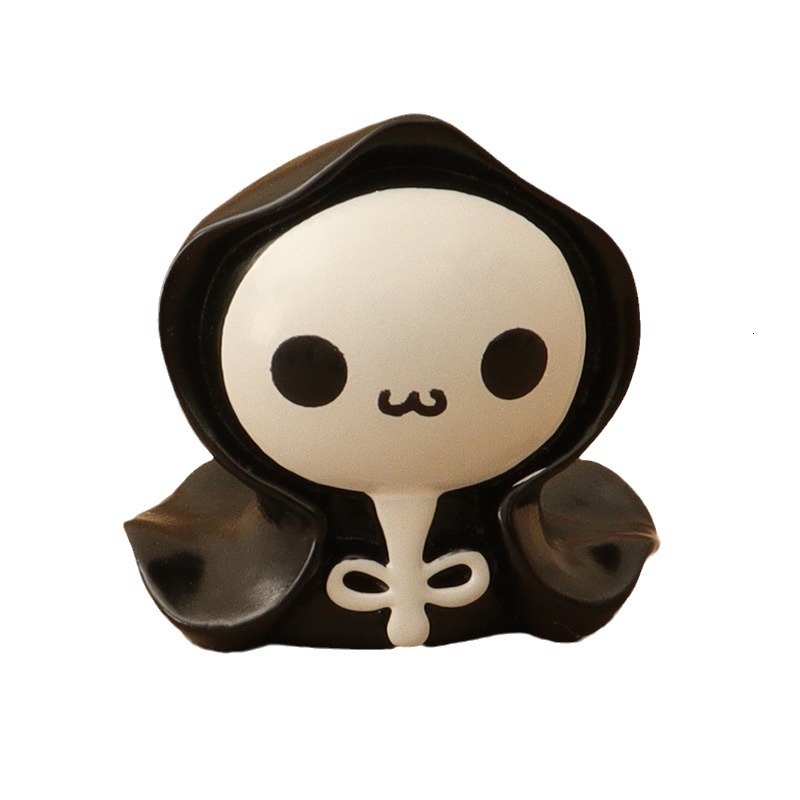 Adorable Ins Mini Halloween Ornaments - Unique Ghost-themed Table Top Decoration Kits