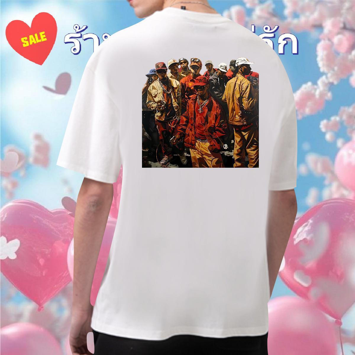 Designer Men T Shirts 230g 100% Cotton character Daily Wear Plus Size Cartoon Breathable Men Clothes T-Shirt Casual New Clothings