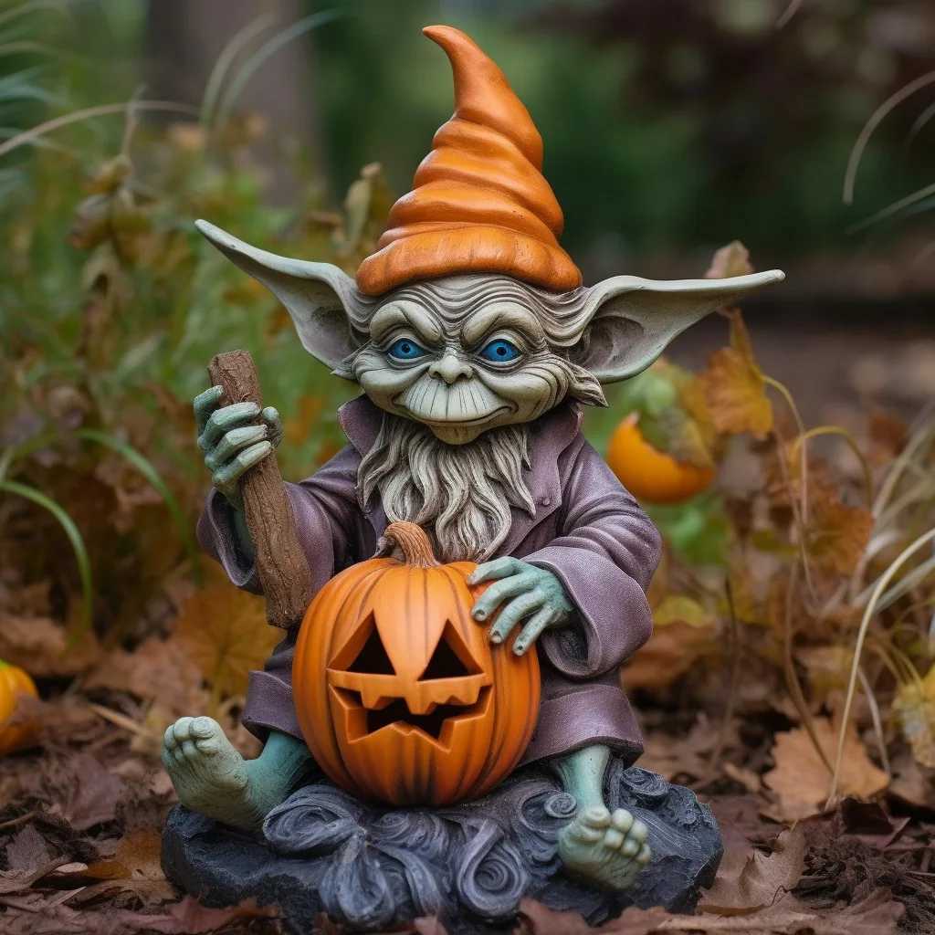 Halloween Pumpkin Alien Outdoor Furniture Halloween Decoration Original Resin Craftsmanship Discounts 2022 New ProductsX240817