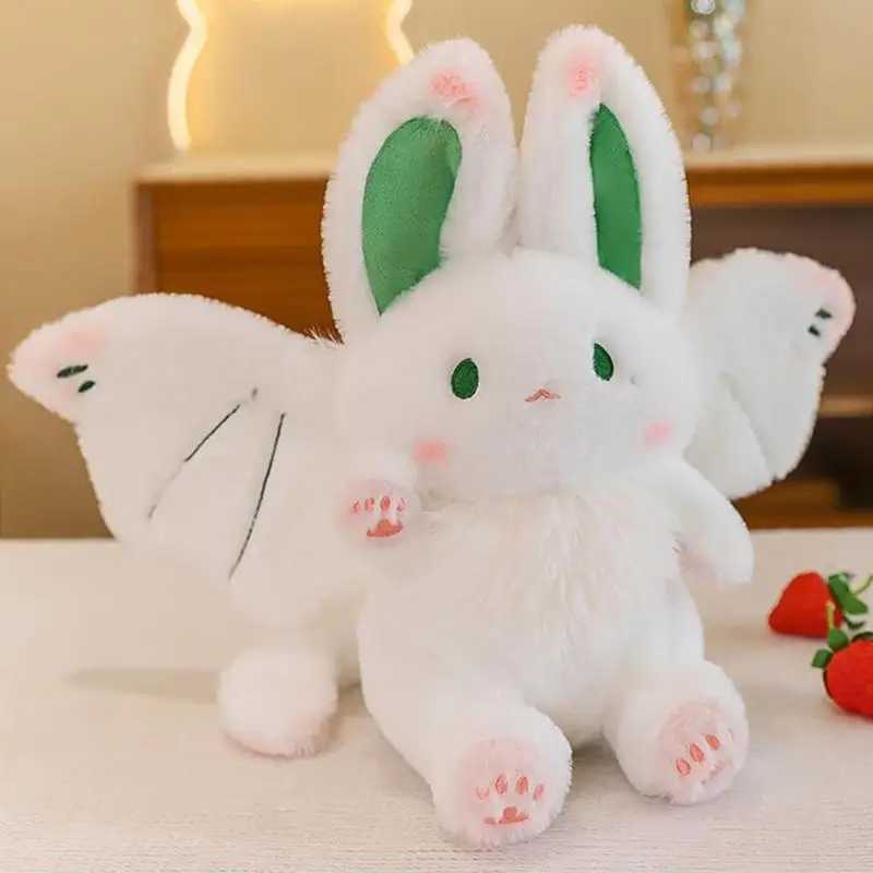 Cute Bat Plush Toy 28cm Kawaii Bunny Ears Design Soft Bat Stuffed Animals Doll Soft Hugging Pillow Home Decor Children Gifts Y240817
