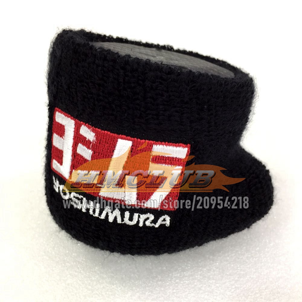 2024 18 Colors 100% Cotton Adjustable Fashion Wristband Sweatband Free Custom MOTO Bike 3D Embroidery Front Fluid Oil Brake Reservoir Cover Sock Fit A