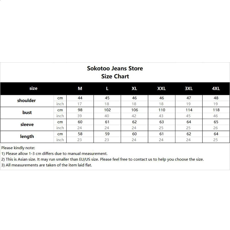 Sokotoo Mens holes ripped blue jean biker jacket for motorcycle Streetwear zippers turn down collar denim coat Outerwear 240816
