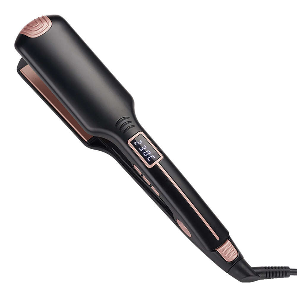 Professional Infrared Straightener Ceramic Tourmaline Flat Iron Hair Curler With LCD Display Salon Styling Tools