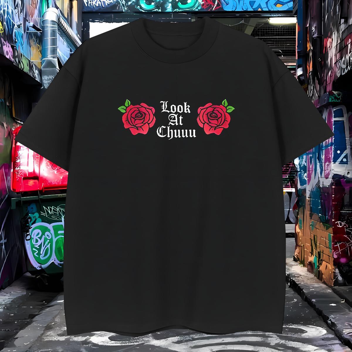 Comfortable Men T Shirts 230g Cotton letter Anime Printing Street Oversized Breathable Short Sleeve Men Tops Tees Factory Direct Tops Shirt