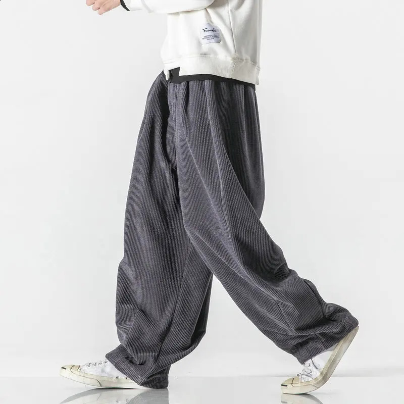 Oversized Mens Casual Trousers Streetwear Harem Pants Fashion Men Woman Long Pants Loose Male Sweatpants Harajuku Plus Size 5XL 240816