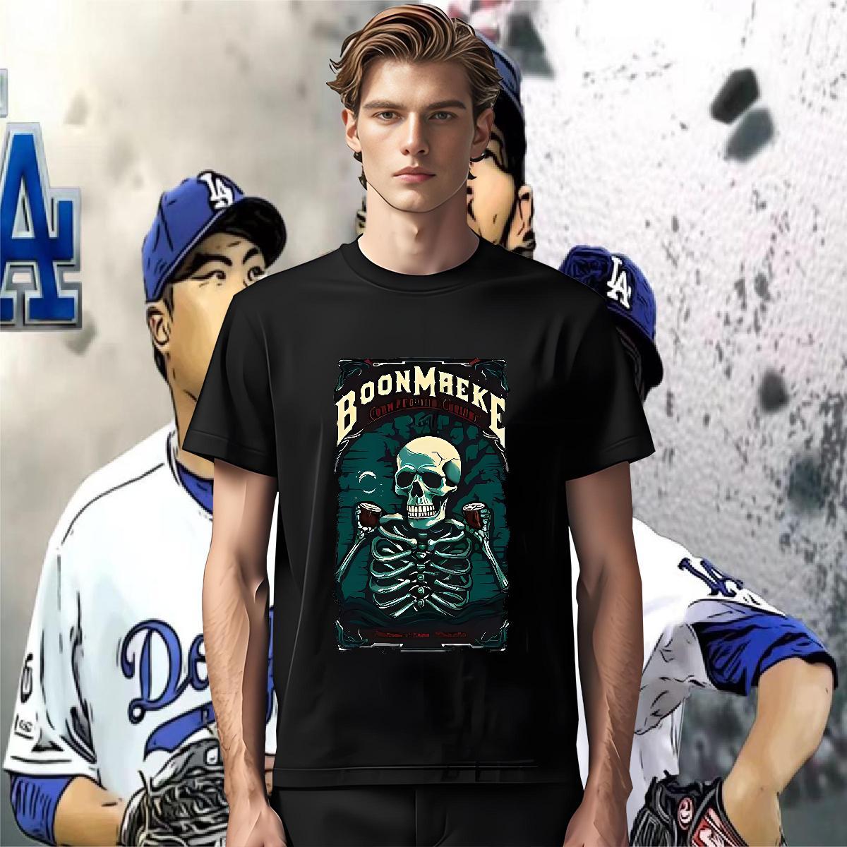 Designer T-Shirts 230g Pure Cotton skull Sports Casual Custom Print Oversized O Neck Short Sleeves Men Tops Tees Classic Casual Polos