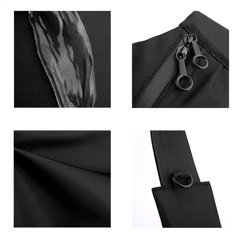 VC Minimalist Messenger Bags for Men Large Capacity Mens Chest Bag Waterproof Lightweight Nylon Sling Shoulder Man 240816Z