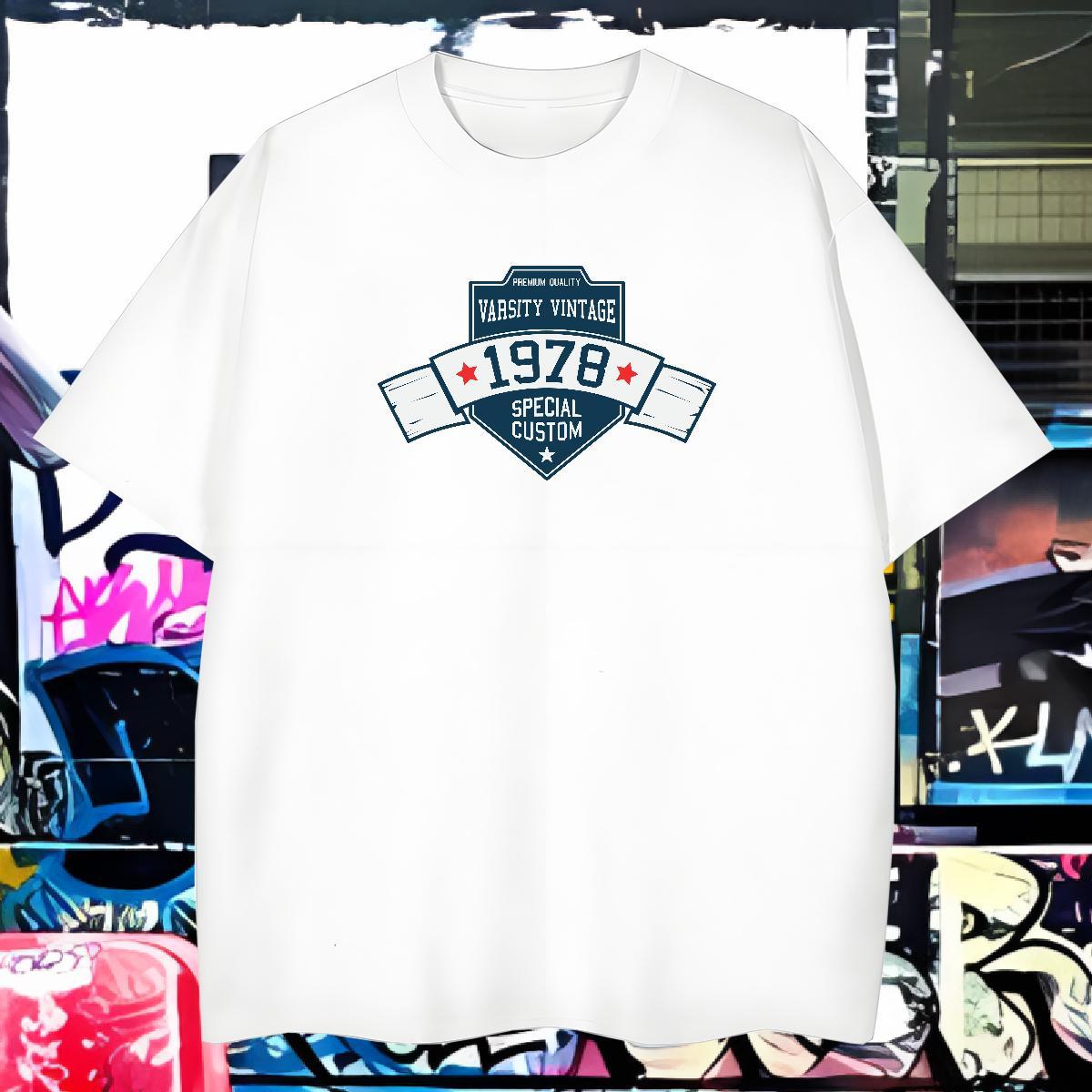 TOP Quality Men T Shirts 230g Cotton letter Sport Customized Print Short Sleeve O-Neck Men Tshirts Fashion Designer Tops