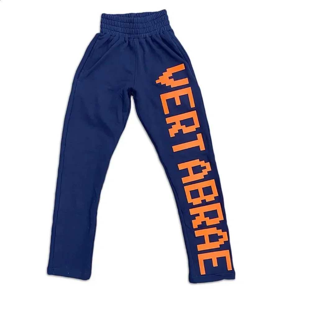 Hip Hop Street Letter Printed Loose Casual Pants Mens Vertabrae Sports Harajuku Elastic Waist Drawstring Running 240816