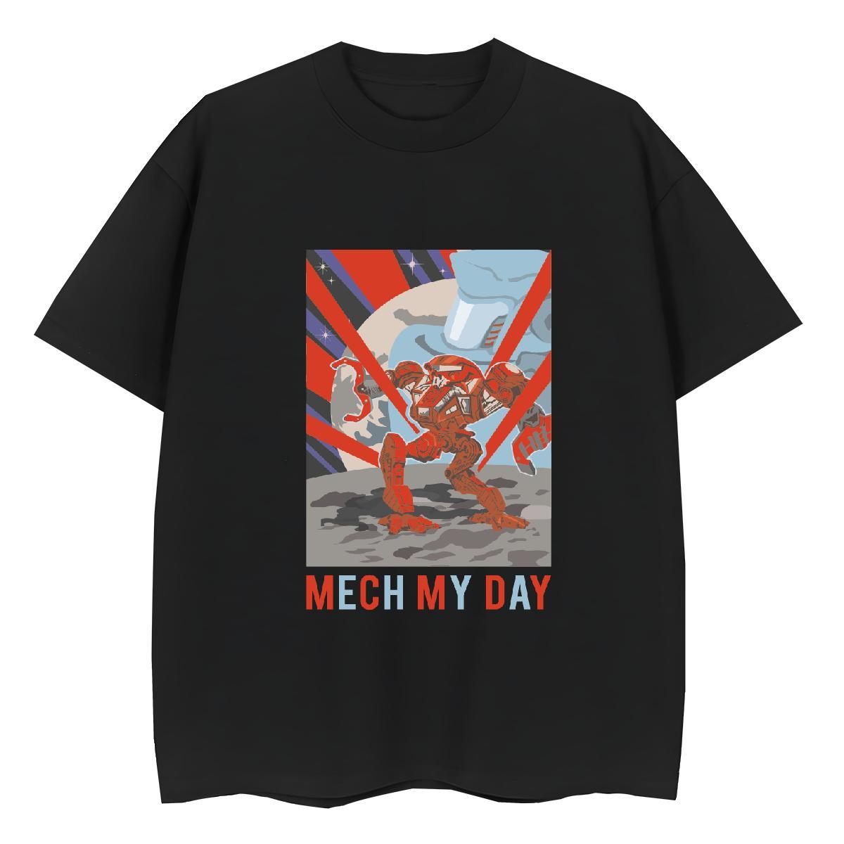 Wholesale T Shirt For Man 230g 100% Cotton technology Sports Casual Anime Crew Neck Men Tees Custom Tops