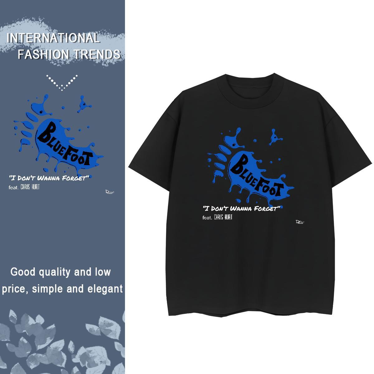Nice Women Tees 230g 100% Cotton letter High Street Hip Hop T-Shirts for Women Crew Neck Breathable Cartoon Floral Printing Top Tees