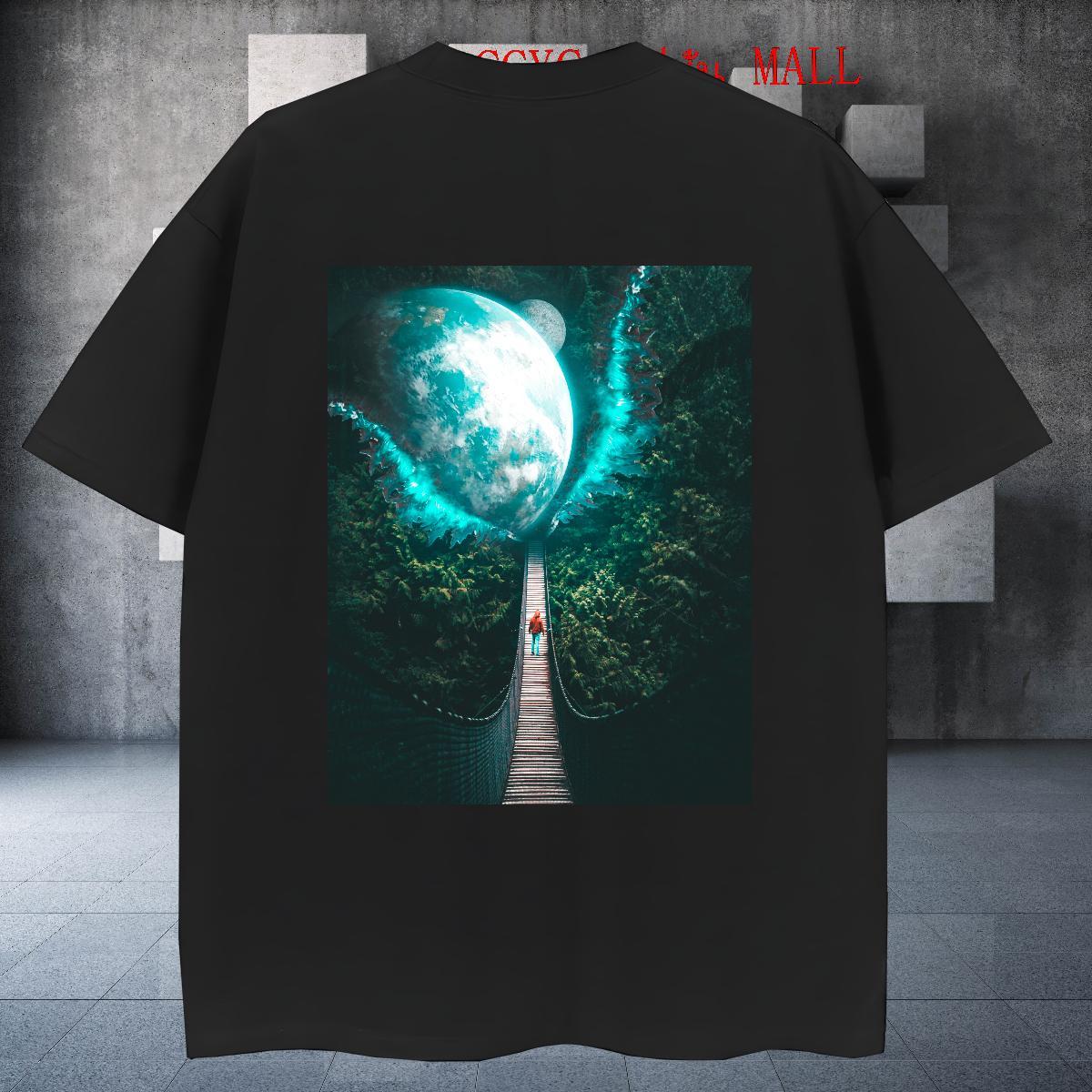 Designer T Shirts Men 230g Cotton sky Street Casual DIY Printed Breathable Mens Tshirts Fashion New Polos