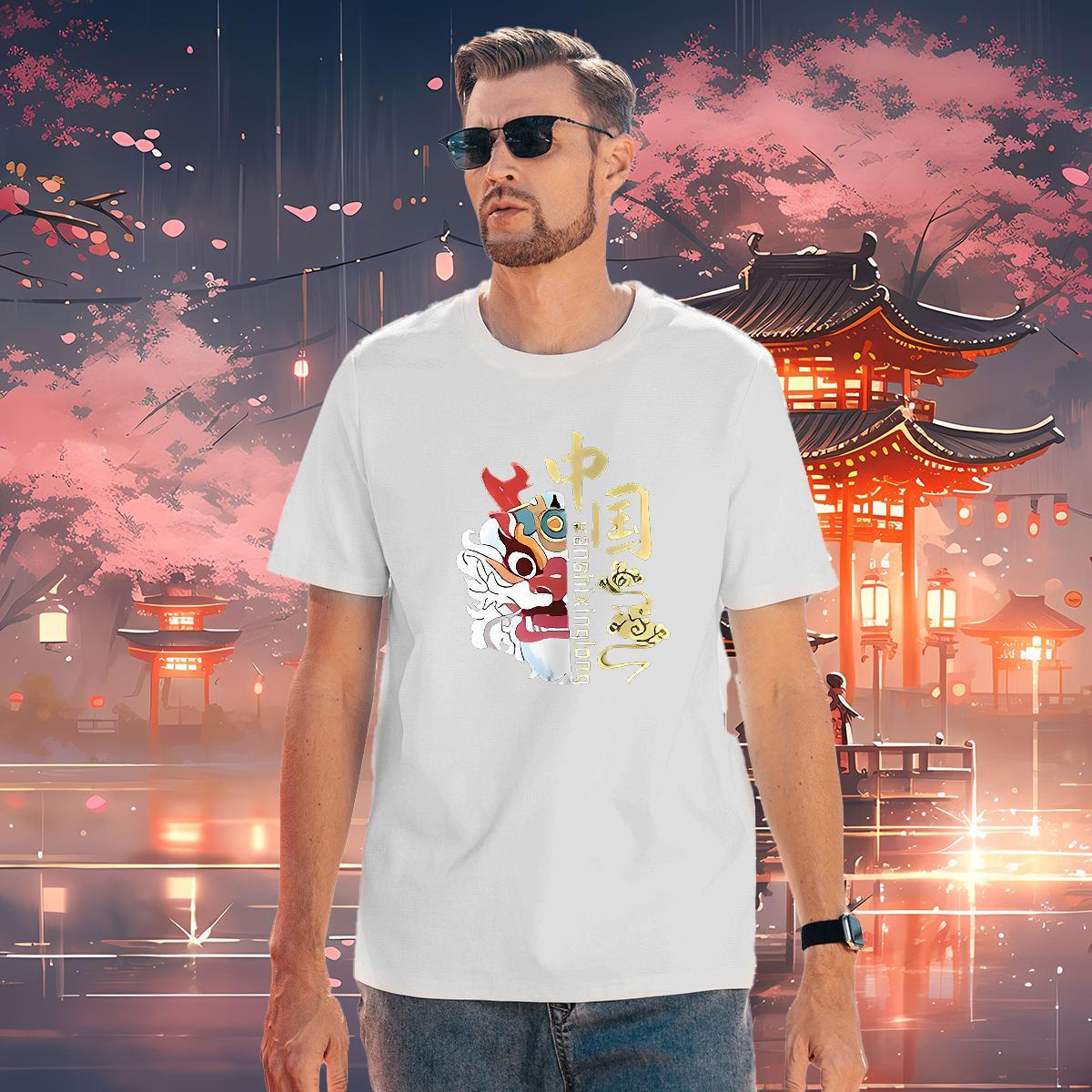 Brand Mens T Shirts 230g Pure Cotton Street Casual Customized Print Short Sleeve Soft Couples T Shirts Casual New Tshirts