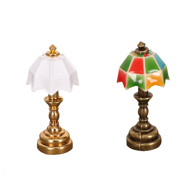 Charming Little Metal Crafted Desk Lamps - Ideal Accessory for Model Homes and Office Cubicles