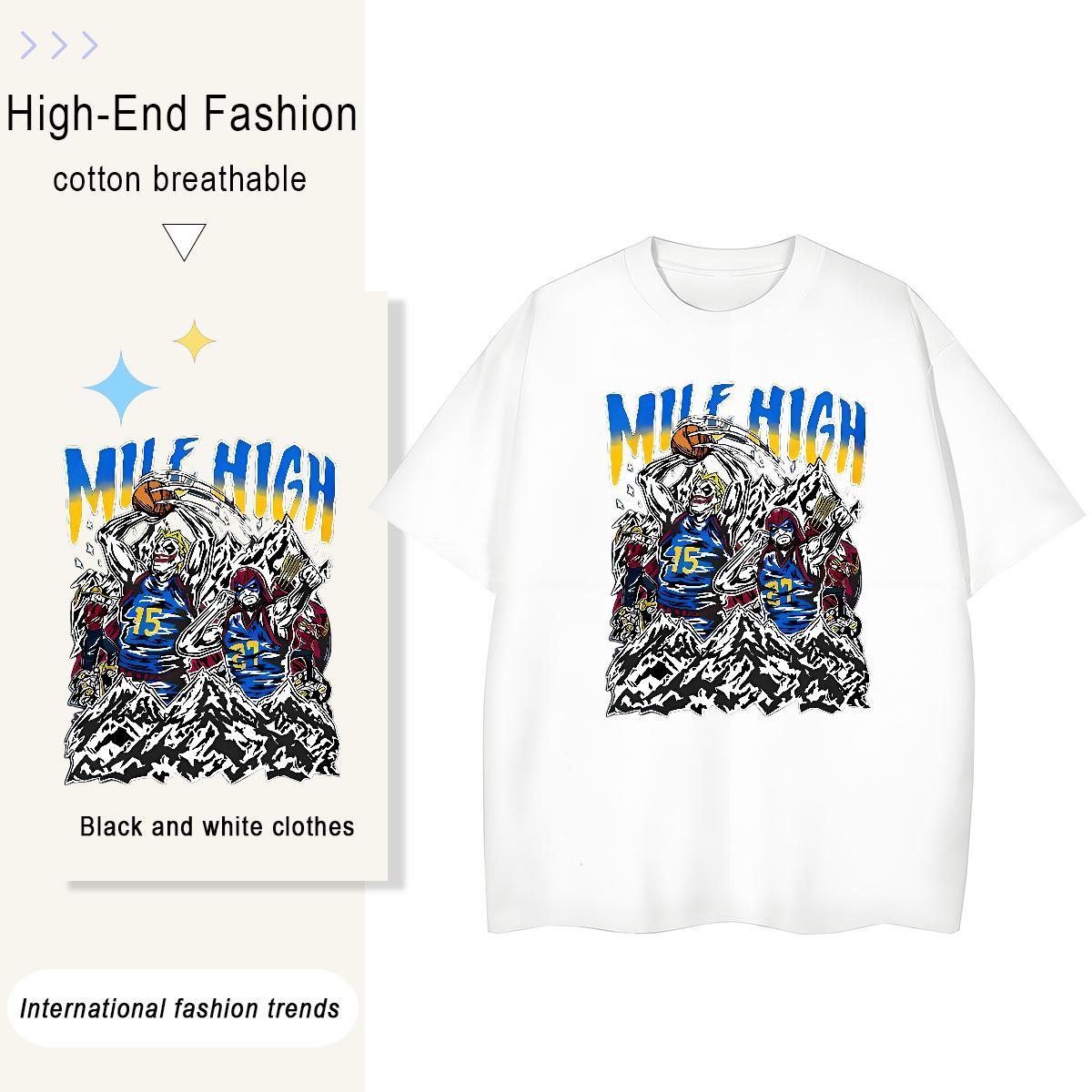 Soft Men T Shirts 230g 100% Cotton skull Daily Outfit Customized Print Short Sleeve Soft Mens Tshirts Designer Tees Shirts