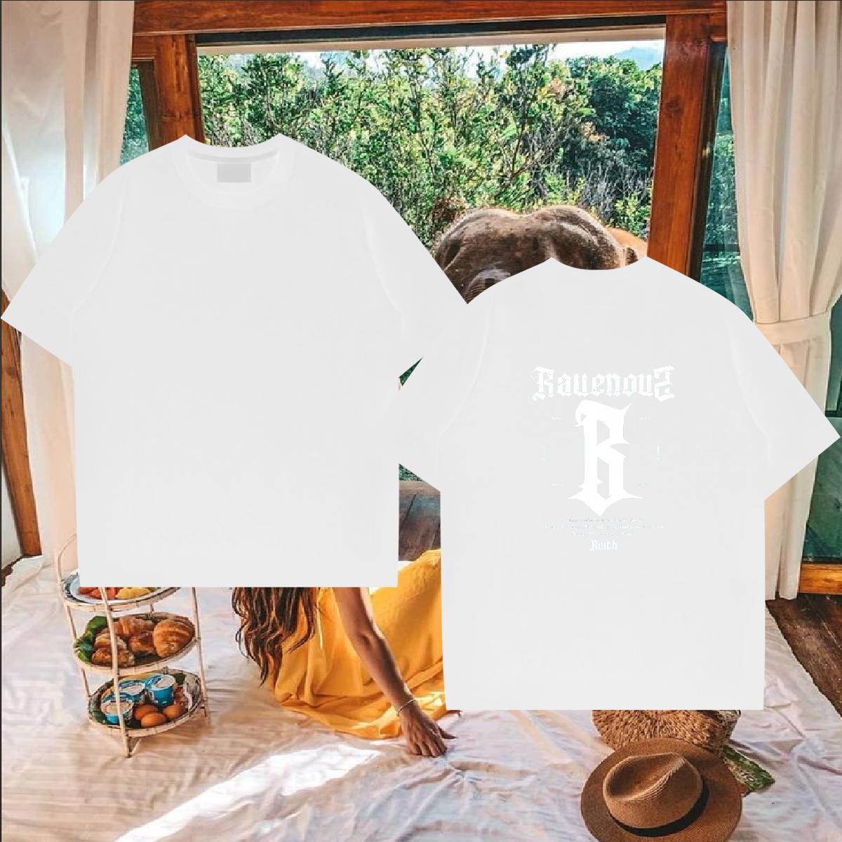 Wholesale Men T Shirts 230g Pure Cotton letter Casual Beach Skull Crew Neck Breathable Tshirt for Man Woman 2024 Designer Clothings