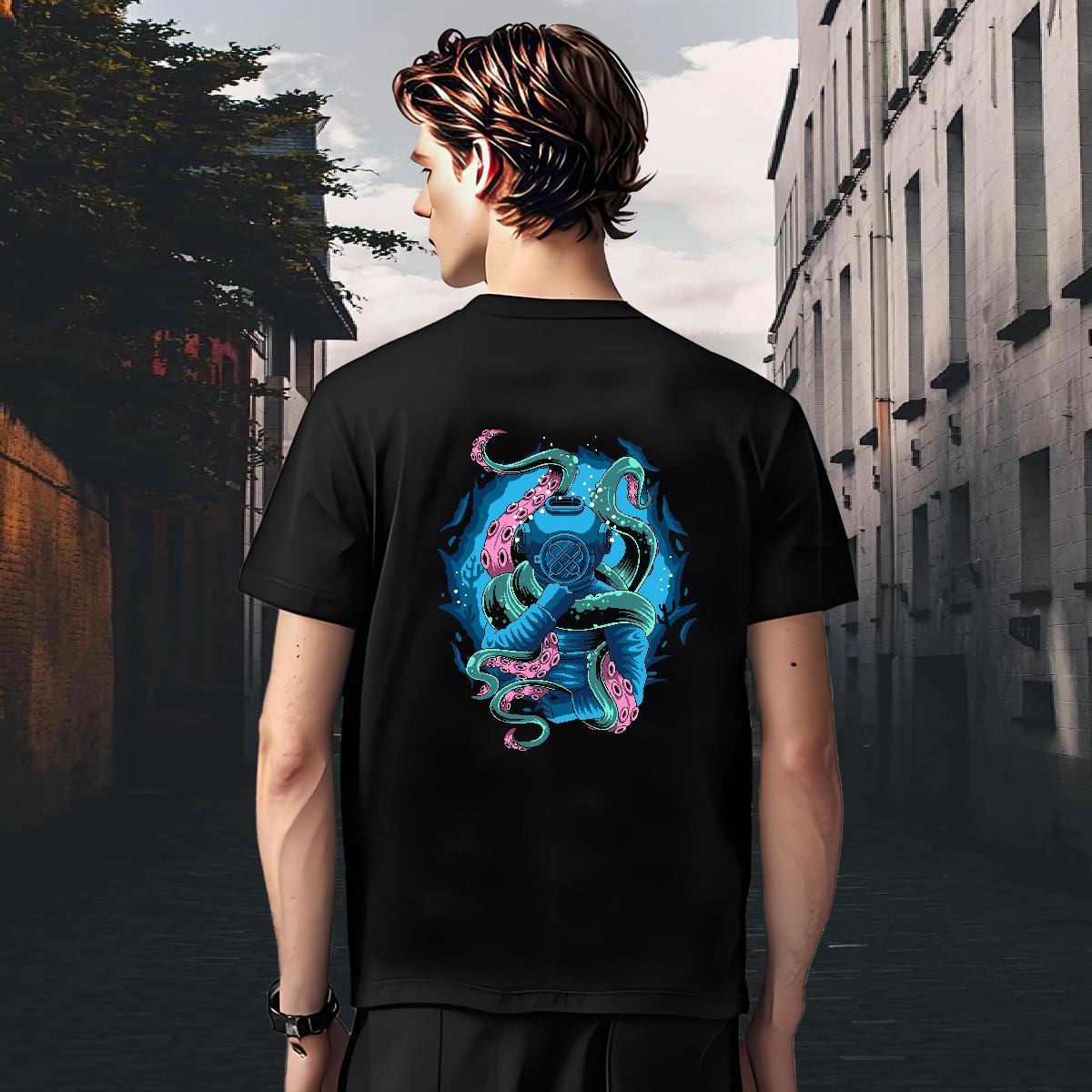 Comfortable Man T Shirts 100% Cotton 230g ET Spring Summer Black White Breathable Short Sleeve Men Clothes T-Shirt Designer Tshirts