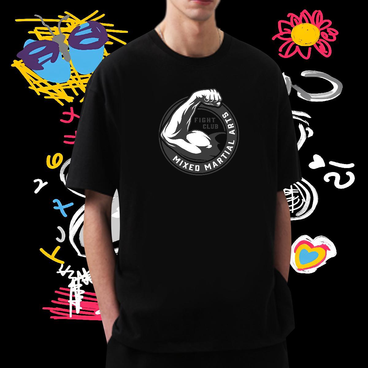 High Quality T shirt 100% Cotton 230g hands Spring Summer Oversized Breathable Men Tops Tees DIY Customized Top Tees