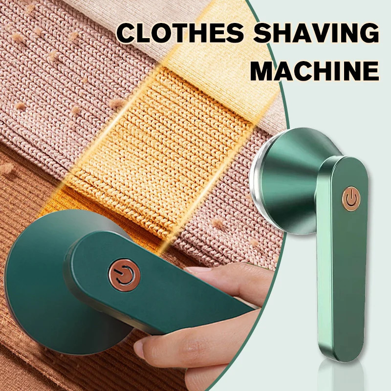 Electric plush remover can be recharged and is used to remove plush and razors 240810