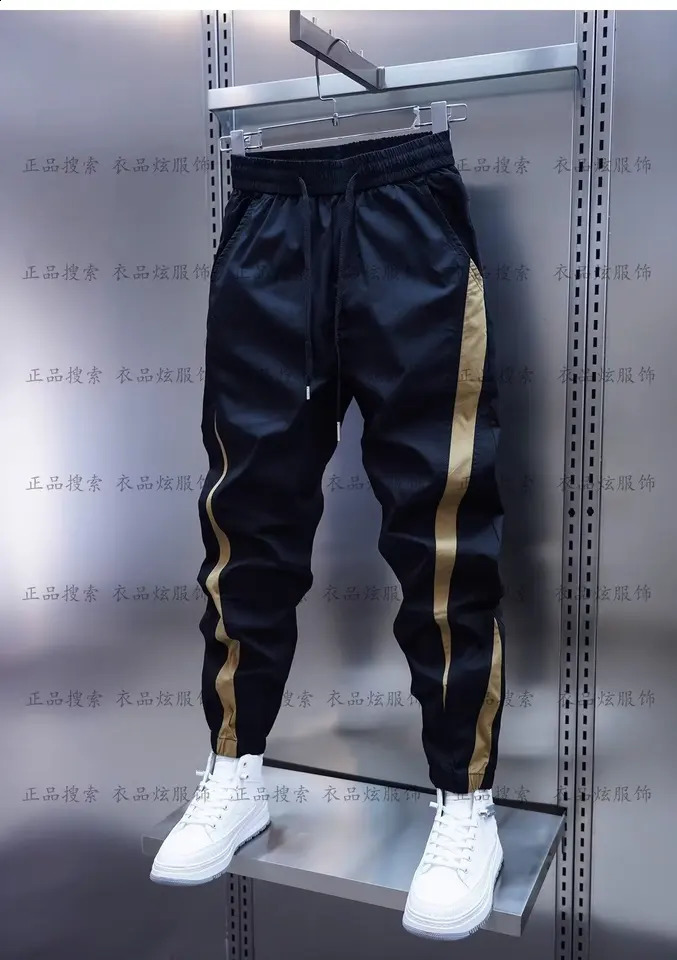 Cargo Pants Mens Thin Oversize Clothing Outdoor Hiking Versatile Work Wear Black Joggers Cotton Casual Male Trousers 240816