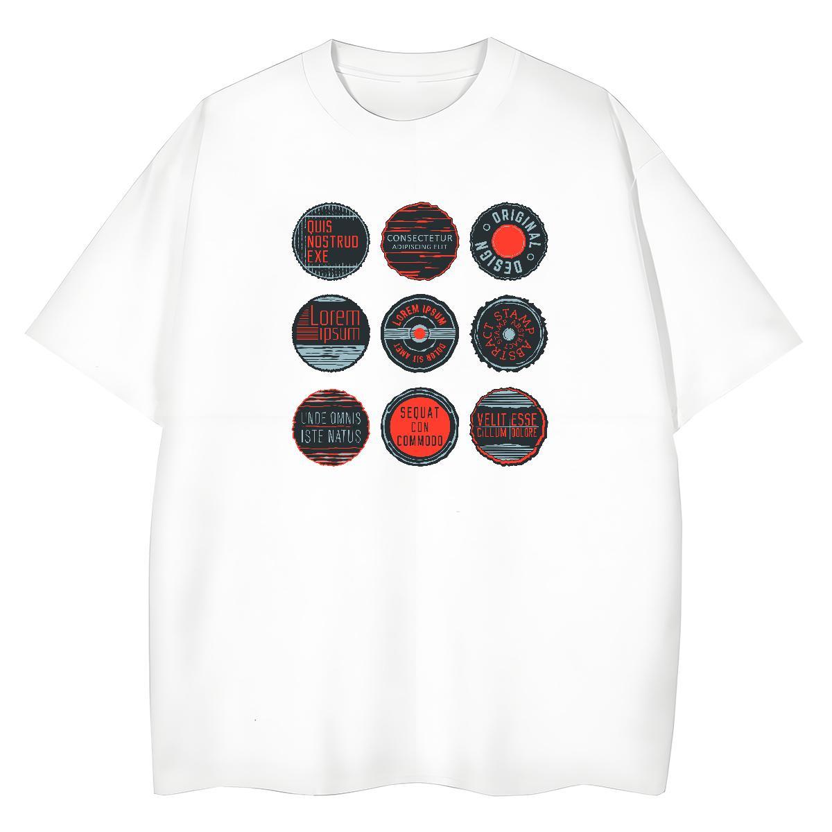 Popular T-Shirts for Men 230g Cotton letter Sport DIY Logo Oversized Breathable Soft Couples T Shirts New Arrival Tee Shirt
