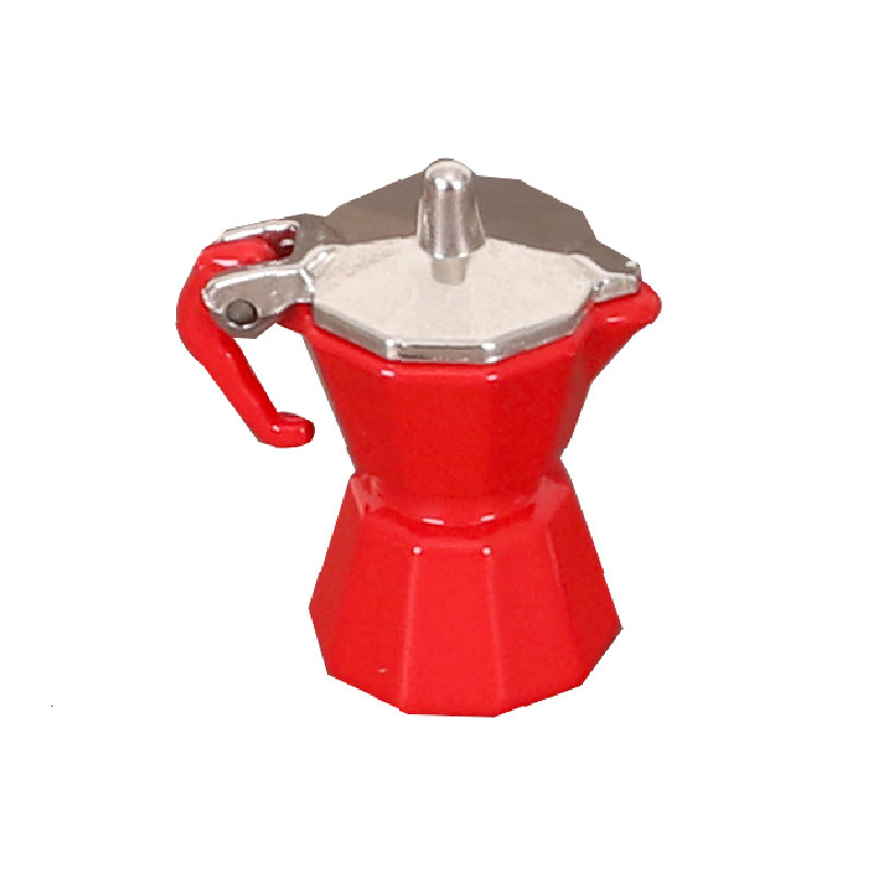 Creative Miniature Alloy hine Coffee Cup Desktop Small Ornament Dollhouse Decoration Office Desk Scene