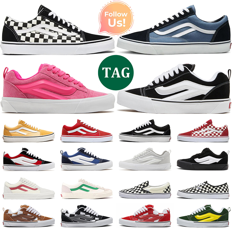 designer skateboard shoes for men women canvas sneakers black white yellow brown grey pink green blue mens flat trainers size 35-45