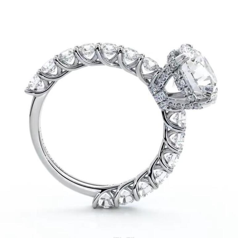 Sterg Sier Wedding Rings for Women: US Size 5-10, Sparkg Cubic Zirconia Eternity Band