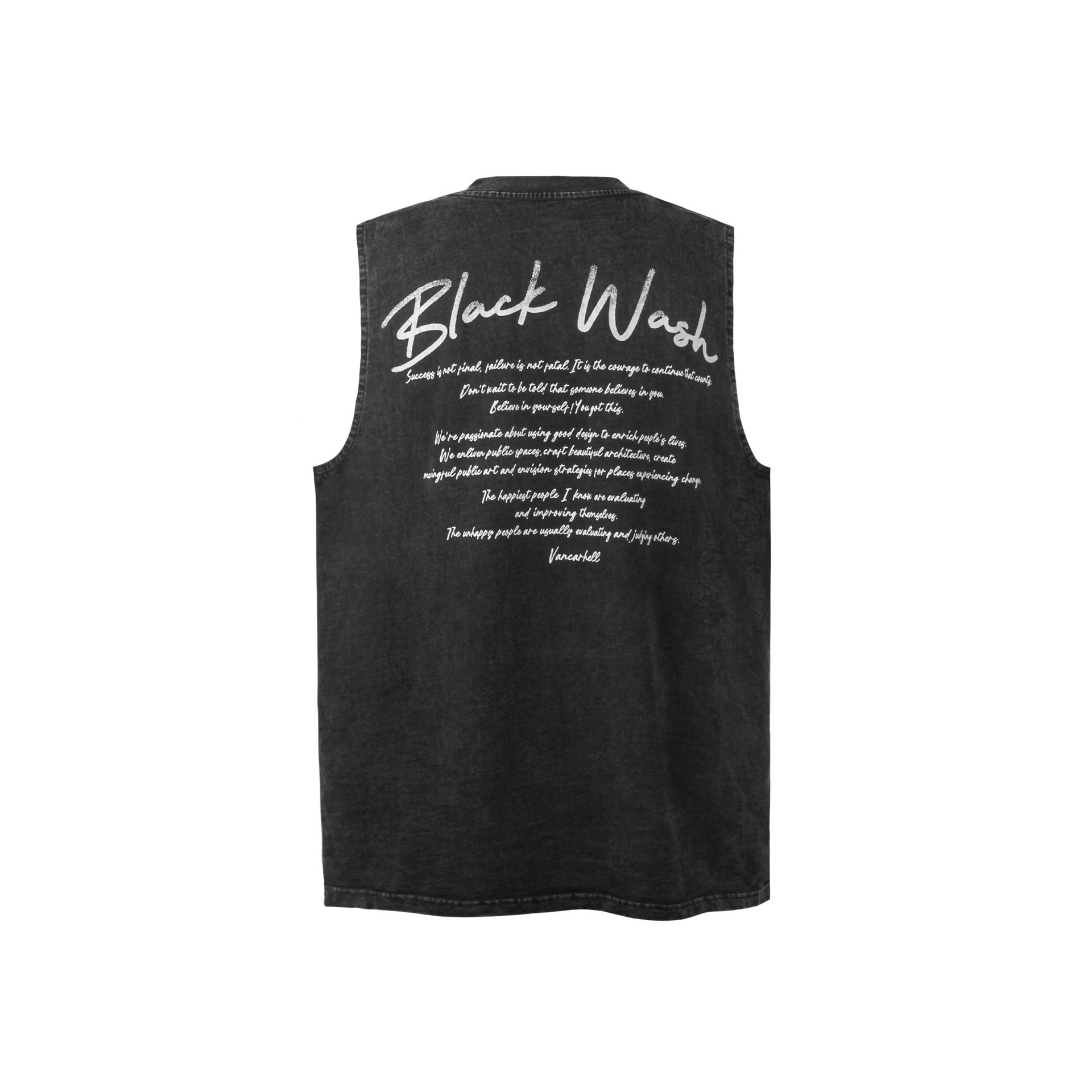 Summer Style High Street Oversized Street Female Portrait Figure Unisex Tank Top