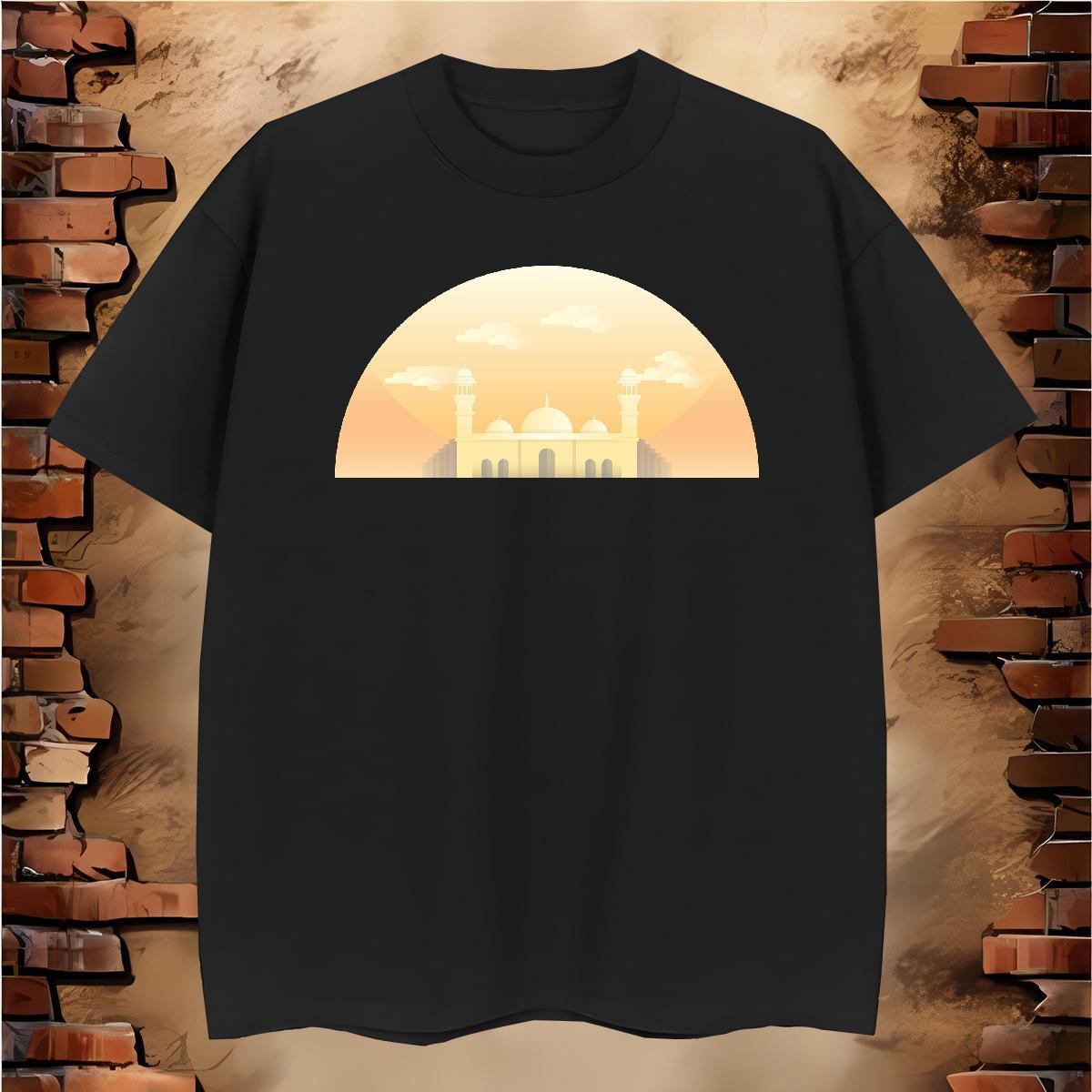 Free Shipping T-Shirts for Men 230g 100% Cotton sky Casual Beach DIY Printed Breathable Short Sleeve Tshirts New Designer Tops Tees